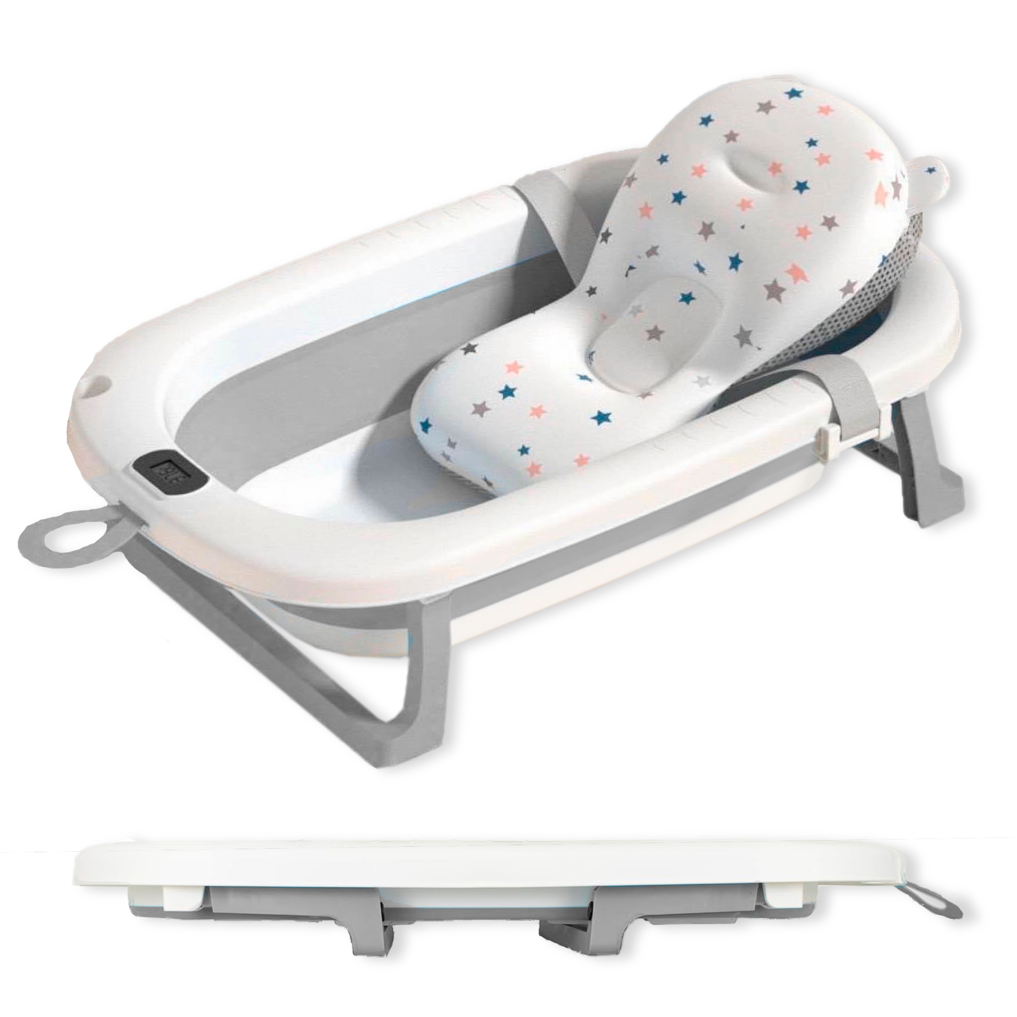 Bañera Plegable Bebe con Cojin Ergonomico - JUPPLIES